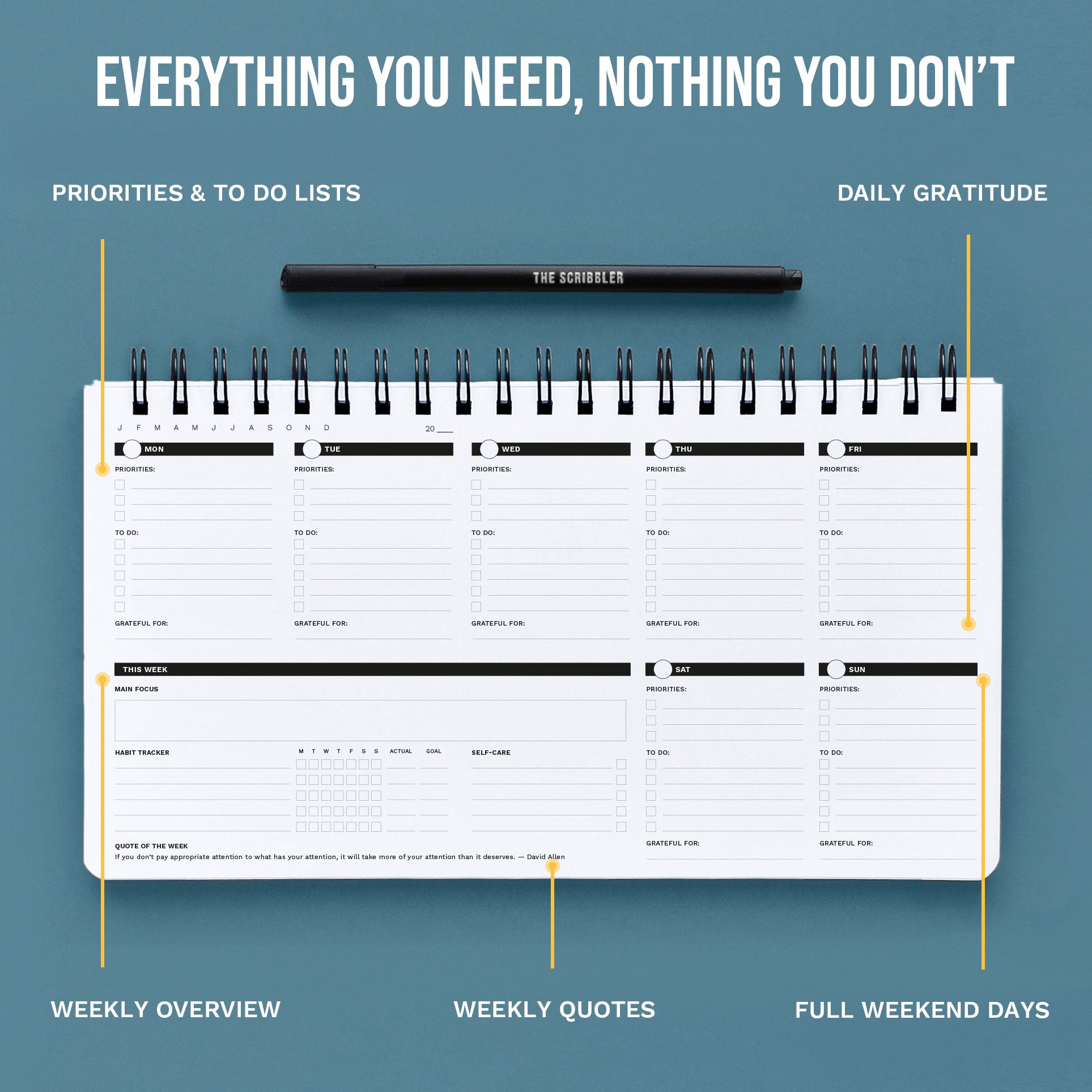 Productive Weeks (Ver 2.0)